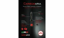 Valves Tubeless Barbieri Carbonaria (x2) -Promos Vélo Boutique CARBONARIA ULTIMA FRONTE con 45 mm copia 1235x735