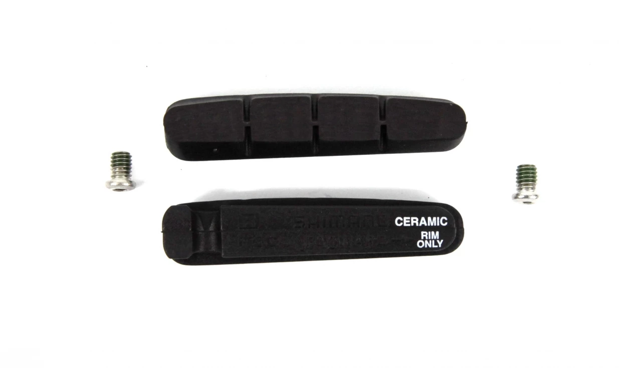 Cartouches Patins Shimano Dura Ace/Ultegra/105 R55C3 (la Paire) - Pour Jantes Ceramique 1 Cartouches Patins Shimano Dura Ace/Ultegra/105 R55C3 (la Paire) - Pour Jantes Ceramique