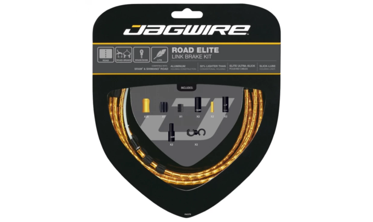 Kit Câbles Et Gaines Frein Jagwire Road Elite Link - Câbles Polis - Gaine Aluminum Link 3 Kit Câbles Et Gaines Frein Jagwire Road Elite Link - Câbles Polis - Gaine Aluminum Link – Image 3