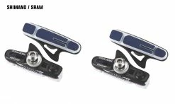 Patins à Cartouche BBB Techstop HP (2 Paires) - Pour Jante Alu -Promos Vélo Boutique Patins Route avec Support BBB Techstop HP Pour Jante Alu BBS 22HP 1235x735