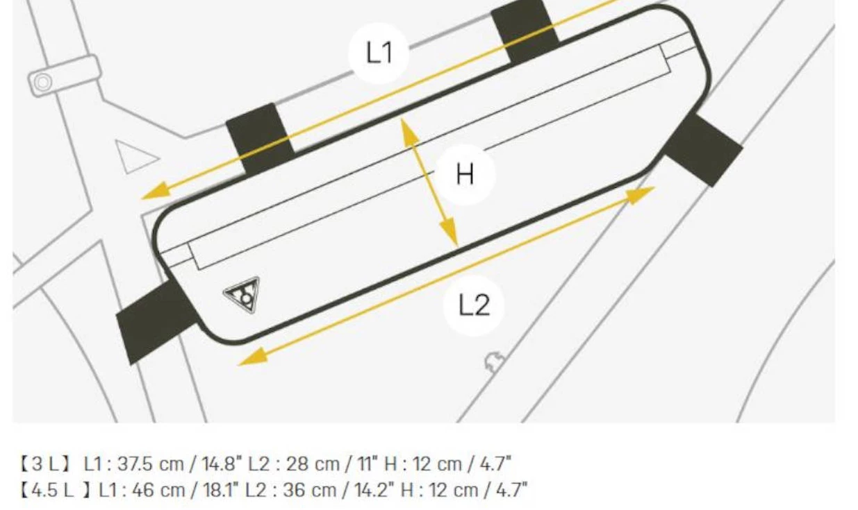 Sacoche De Cadre Topeak Midloader - 4,5 Litres 2 Sacoche De Cadre Topeak Midloader - 4,5 Litres – Image 2