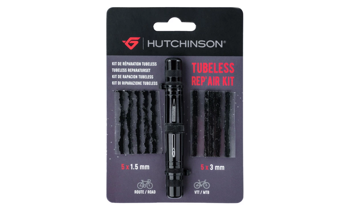 Kit De Réparation Tubeless Hutchinson Avec Outils Et Mèches 1 Kit De Réparation Tubeless Hutchinson Avec Outils Et Mèches